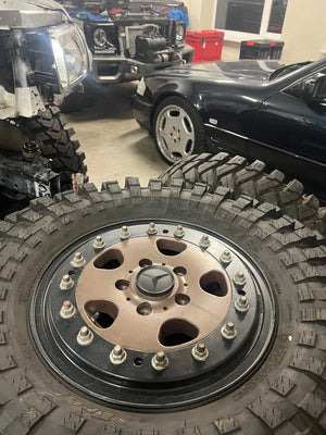 Overland-G expedition tires installed view