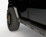 Overland-G heavy duty aluminum rock sliders 3D product render showing full profile
