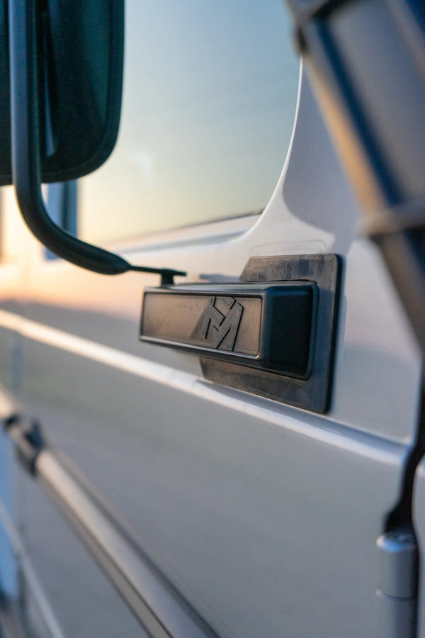 Overland-G mirror retrofit cover plates installed