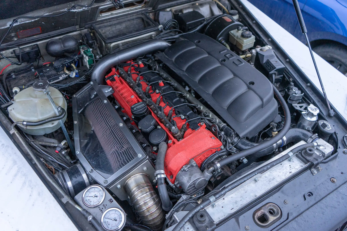 Overland-G OM612 OM648 conversion package engine bay view