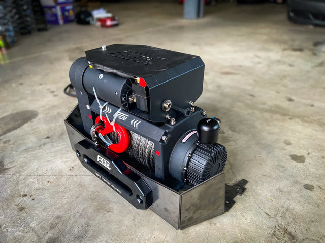 Overland-G winch system dual motor installed