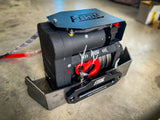 Overland-G winch system dual-motor winch second view showing drum and motor assembly