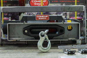 Overland-G winch system single motor mounting view 4