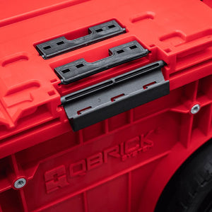 Qbrick heavy duty tool cart 2.0 red ultra HD custom connectors with Shopify ID