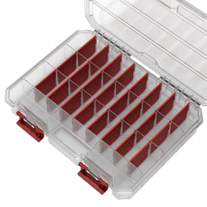 QBRICK Large Tool Organizer Transparent Open – Qbrick large transparent tool organizer open view