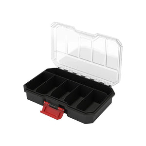 QBRICK Medium Tool Organizer Black Open – Qbrick medium black organizer open view