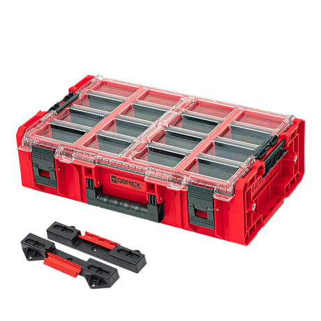 Qbrick One Organizer 2Xl Plus Adapter And Mounts F9C5 4681 A2A2 – Qbrick modular storage component in red HD