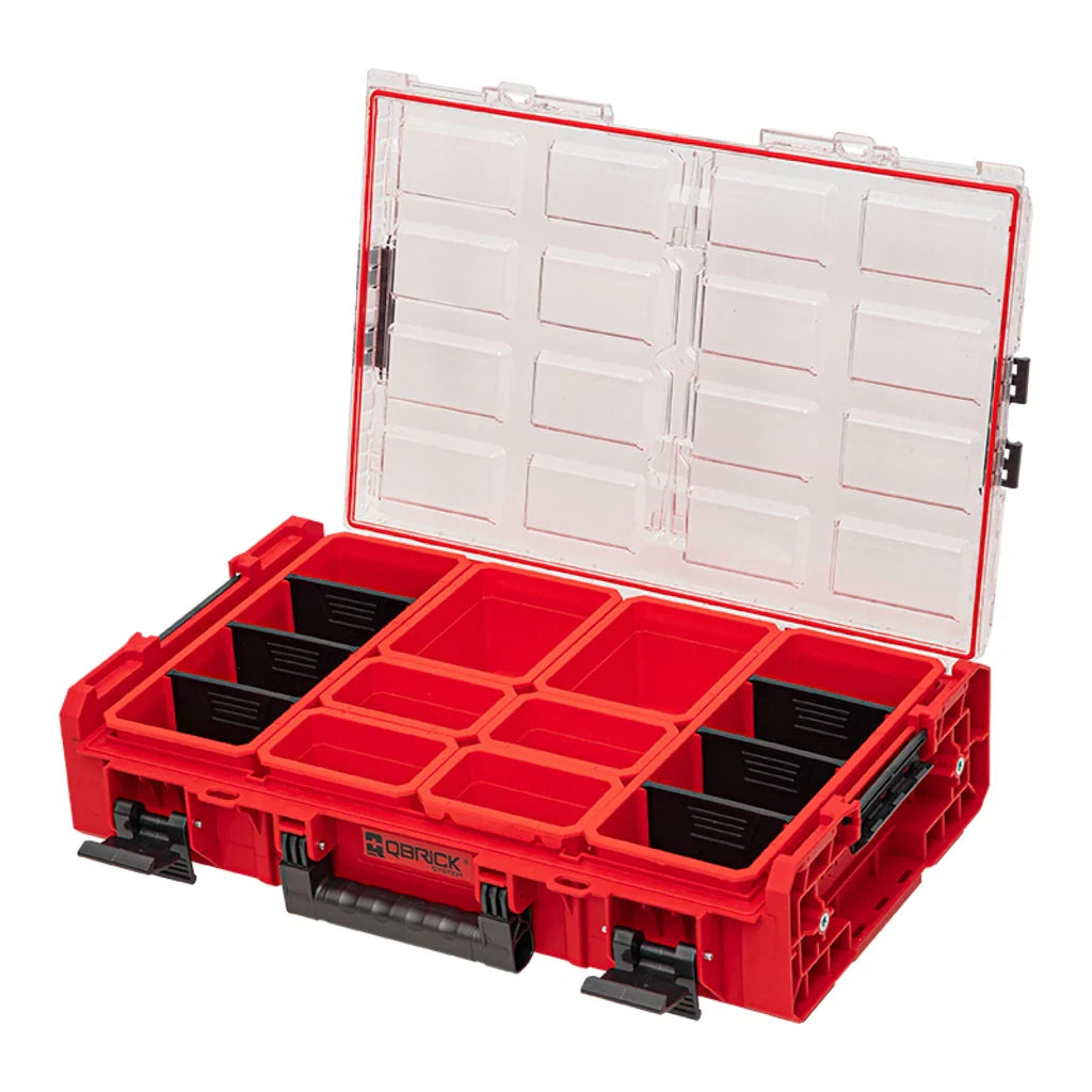 Qbrick ONE XL organizer 2.0 – red Ultra HD custom open