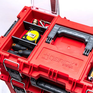 Qbrick PRIME toolbox 150 custom HD red toolbox small items closed with Shopify ID