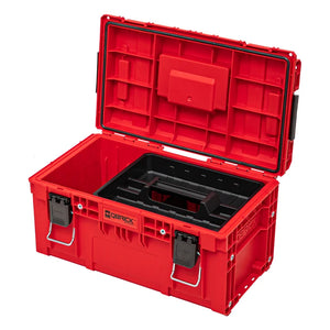 Qbrick PRIME toolbox 250 VARIO red custom HD toolbox open with Shopify ID
