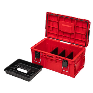 Qbrick PRIME toolbox 250 VARIO red custom HD toolbox tray with Shopify ID