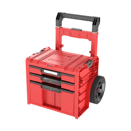 Qbrick PRO Cart 2.0 Plus 3-drawer – closed tool cart