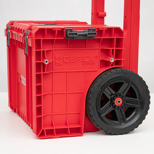 Qbrick PRO cart 2.0 Plus red ultra HD front wheel with Shopify ID