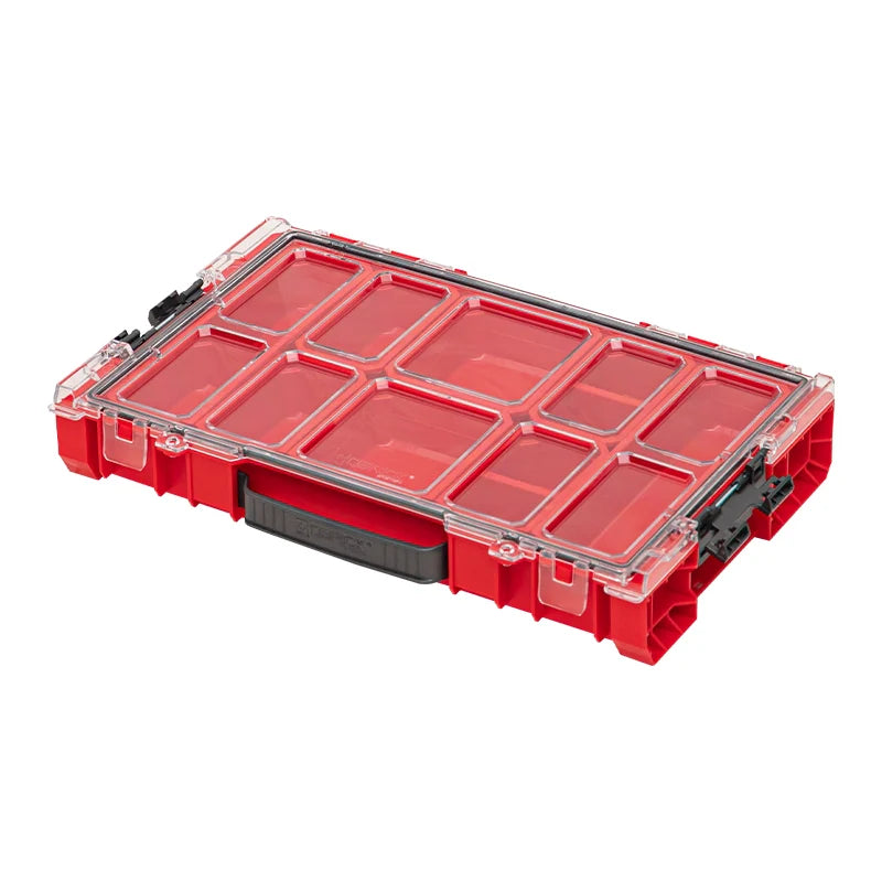 Qbrick PRO Organizer 100 red ultra HD organizer storage with Shopify ID