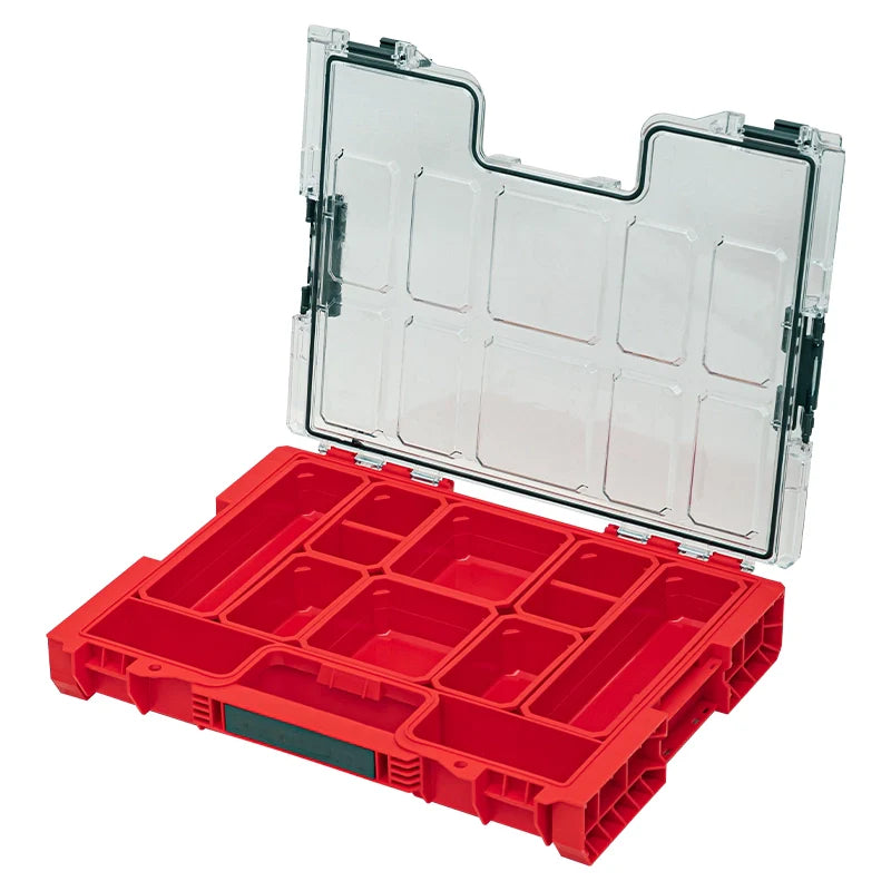 Qbrick PRO Organizer 200 red ultra HD open organizer with Shopify ID