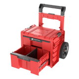 Qbrick PRO Toolbox 2.0 Plus with wheels – drawers open