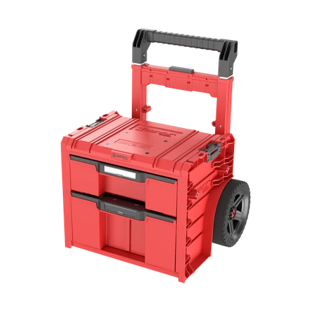 Qbrick PRO Toolbox 2.0 Plus with wheels – closed toolbox front