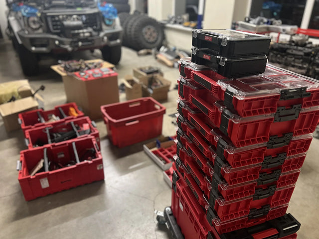 QBRICK workshop storage system bundle for organized, modular, and professional workshop tool management