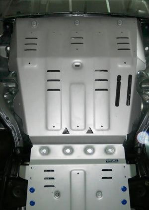 Volkswagen Amarok 2010–2021 radiator and engine skid plate installed
