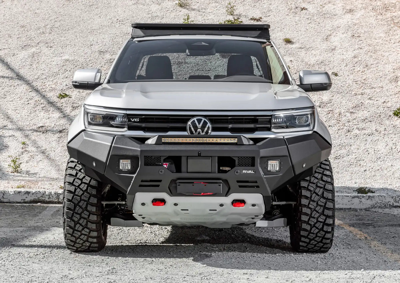 Amarok with skid plate installed | FastMotion