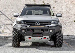 Volkswagen Amarok 2023 aluminum front bumper installed on vehicle