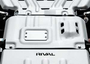 Volkswagen Amarok 2023 engine skid plate installed close-up