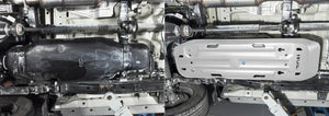 Volkswagen Amarok 2023 fuel tank skid plate V2 before and after comparison