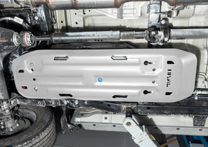 Volkswagen Amarok 2023 fuel tank skid plate V2 installed underside