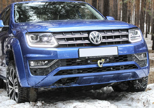 Volkswagen Amarok 2010–2021 hidden winch mounts installed behind bumper