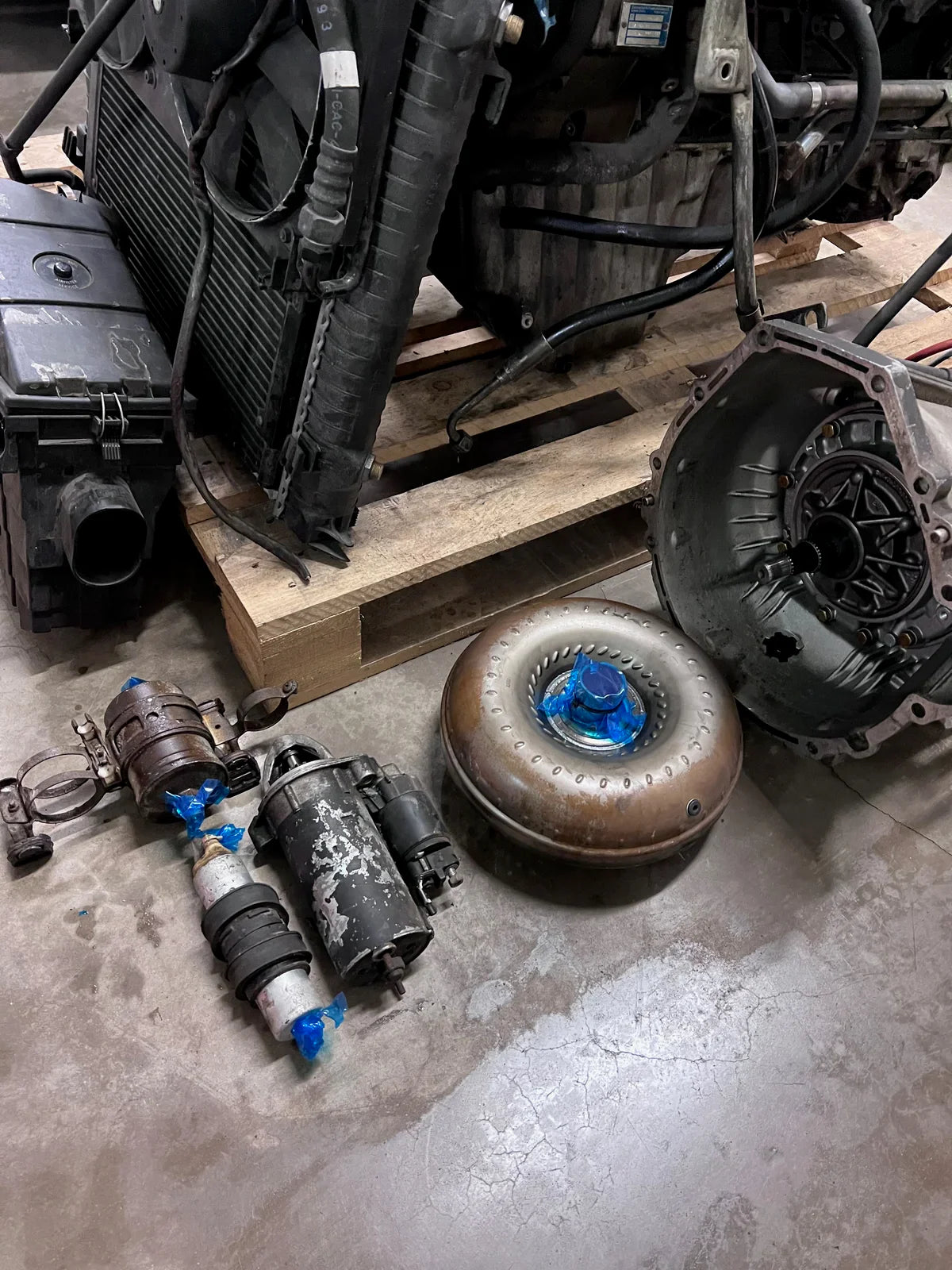 Mercedes G-Class W463 3.2 M104 Full Engine, Cooling & Gearbox Swap