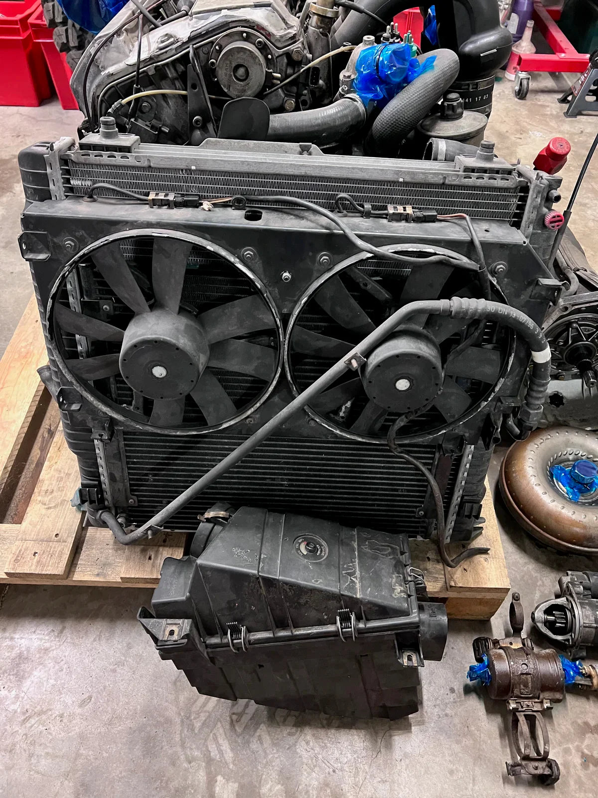 Mercedes G-Class W463 3.2 M104 Full Engine, Cooling & Gearbox Swap