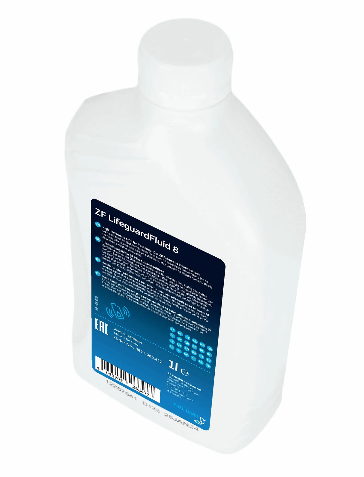 ZF LIFEGUARD 8 – Original Transmission Fluid for 8HP Gearboxes